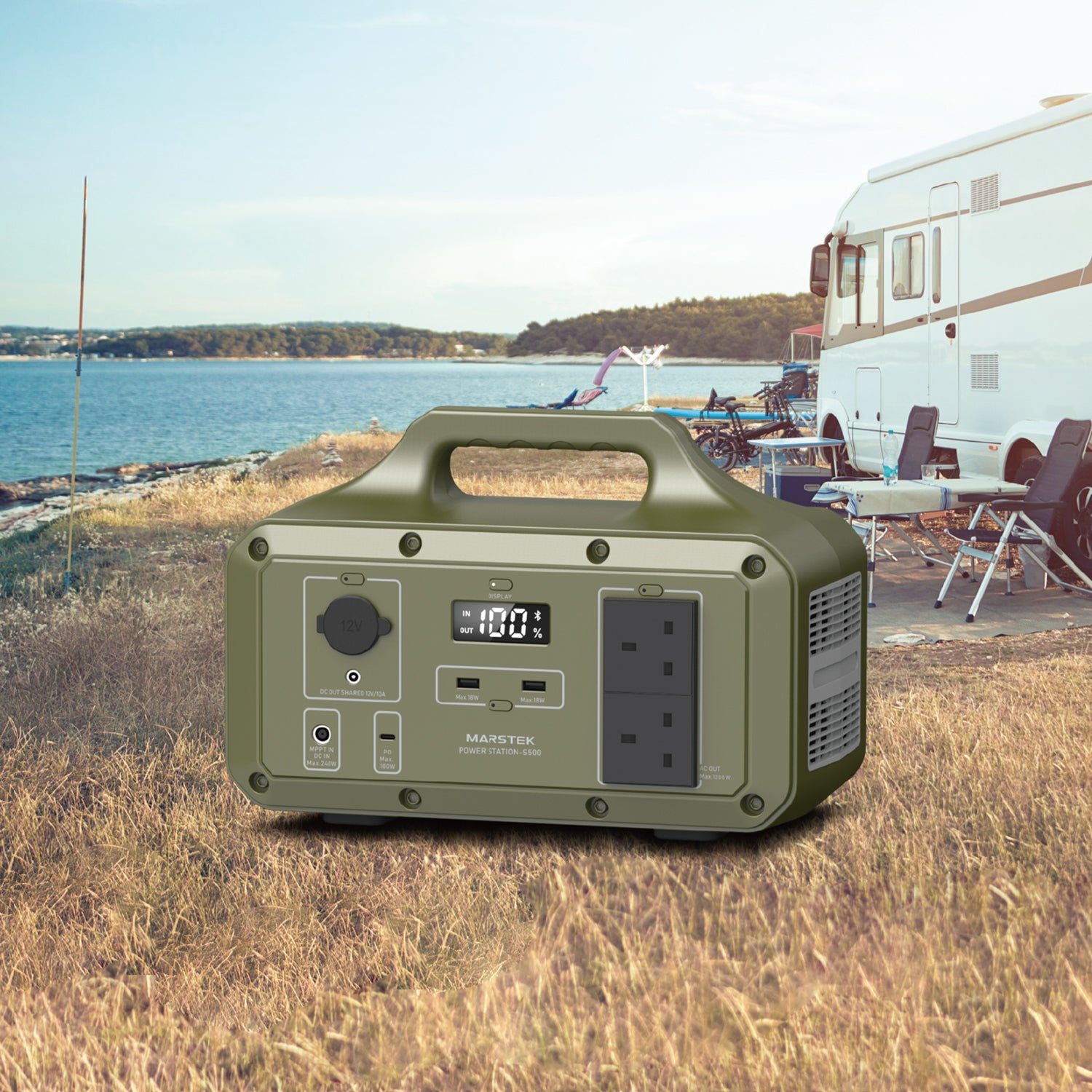 Marstek S500S Portable Solar Generator